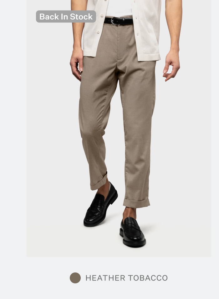 SoHo Trouser - Heather Tobacco