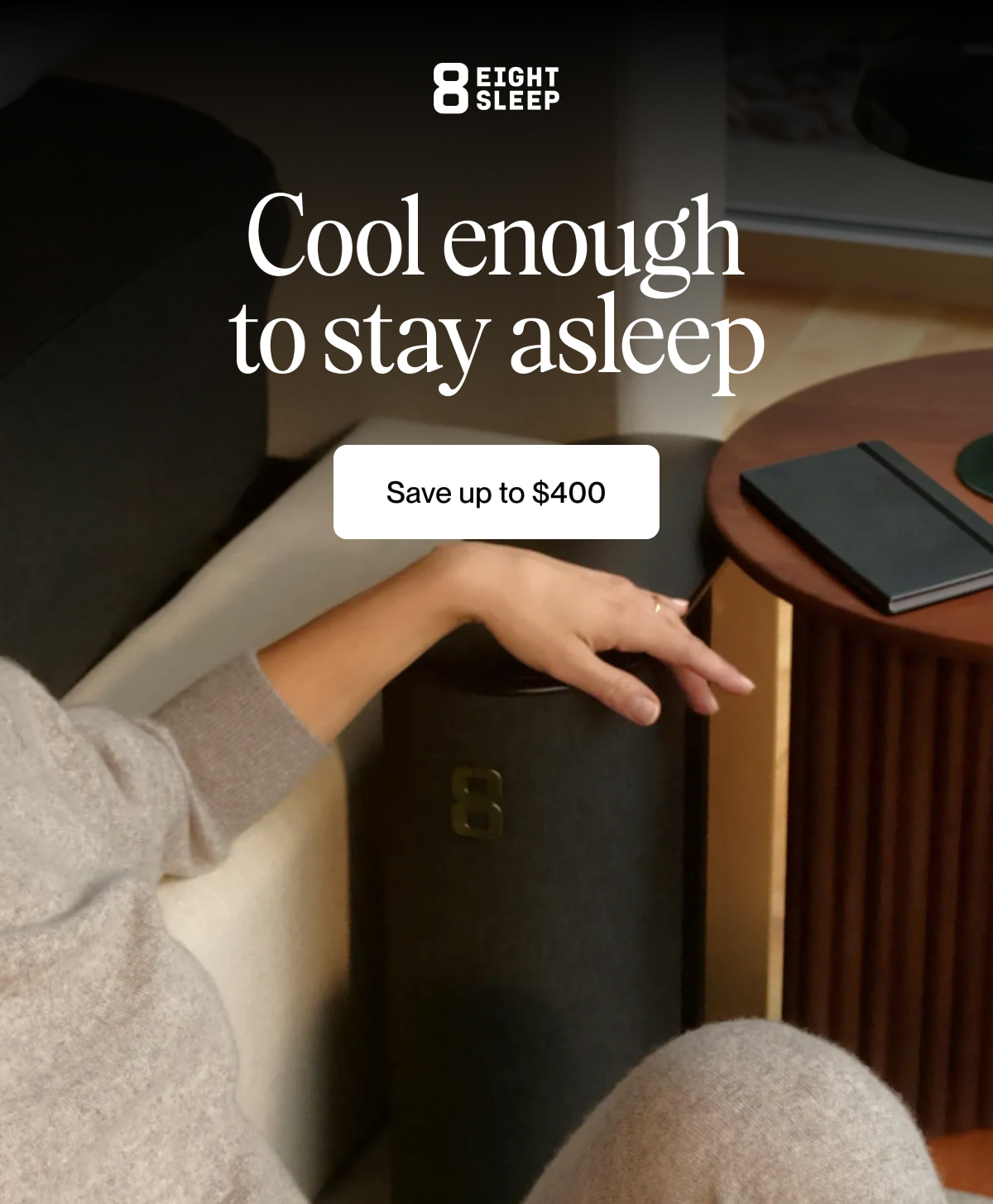 Cool enough  to stay asleep
