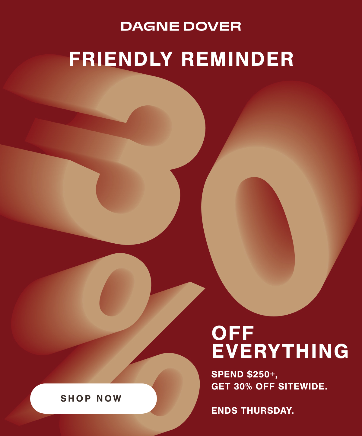 30% OFF SITEWIDE
