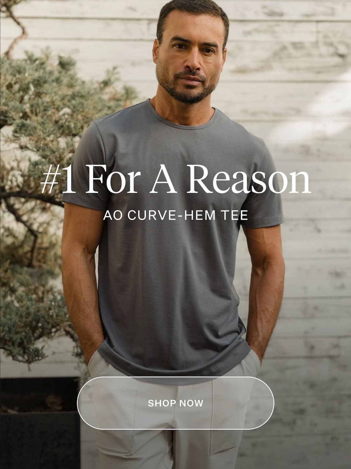 #1 For a Reason &mdash; AO Curve-Hem Tee &mdash; Shop Now