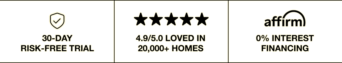 Free 10-Year Warranty. 4.9/5.0 Loved In 20,000+ Homes. 0% Interest Financing With Affirm.