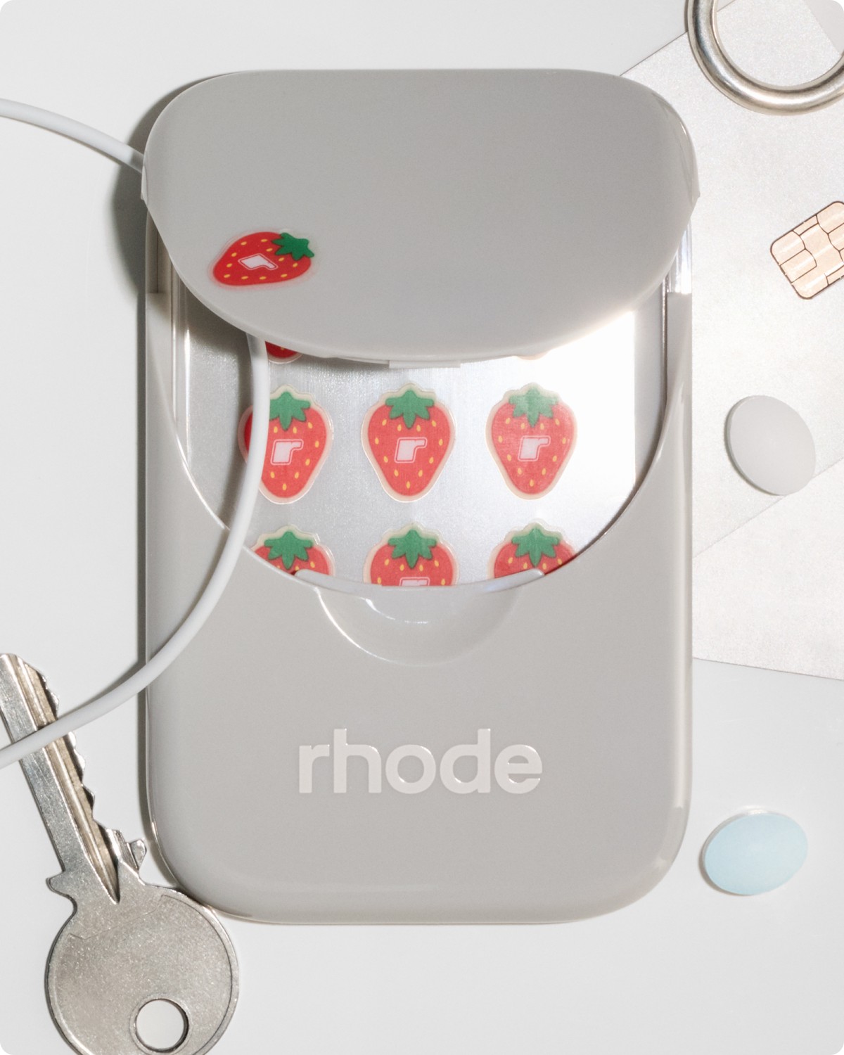 spot case and spotwear in strawberry