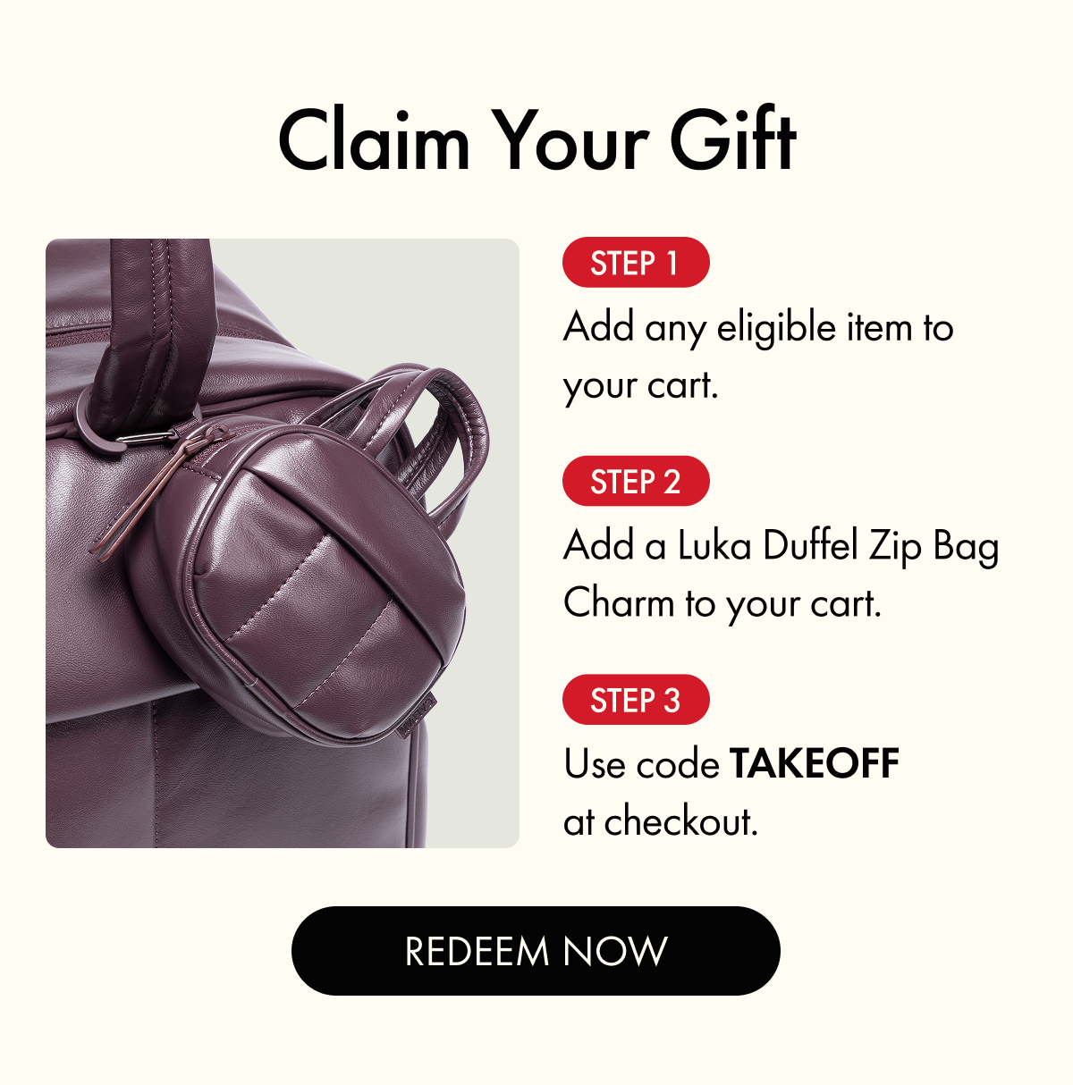 Claim Your Gift | Use code TAKEOFF | Redeem Now