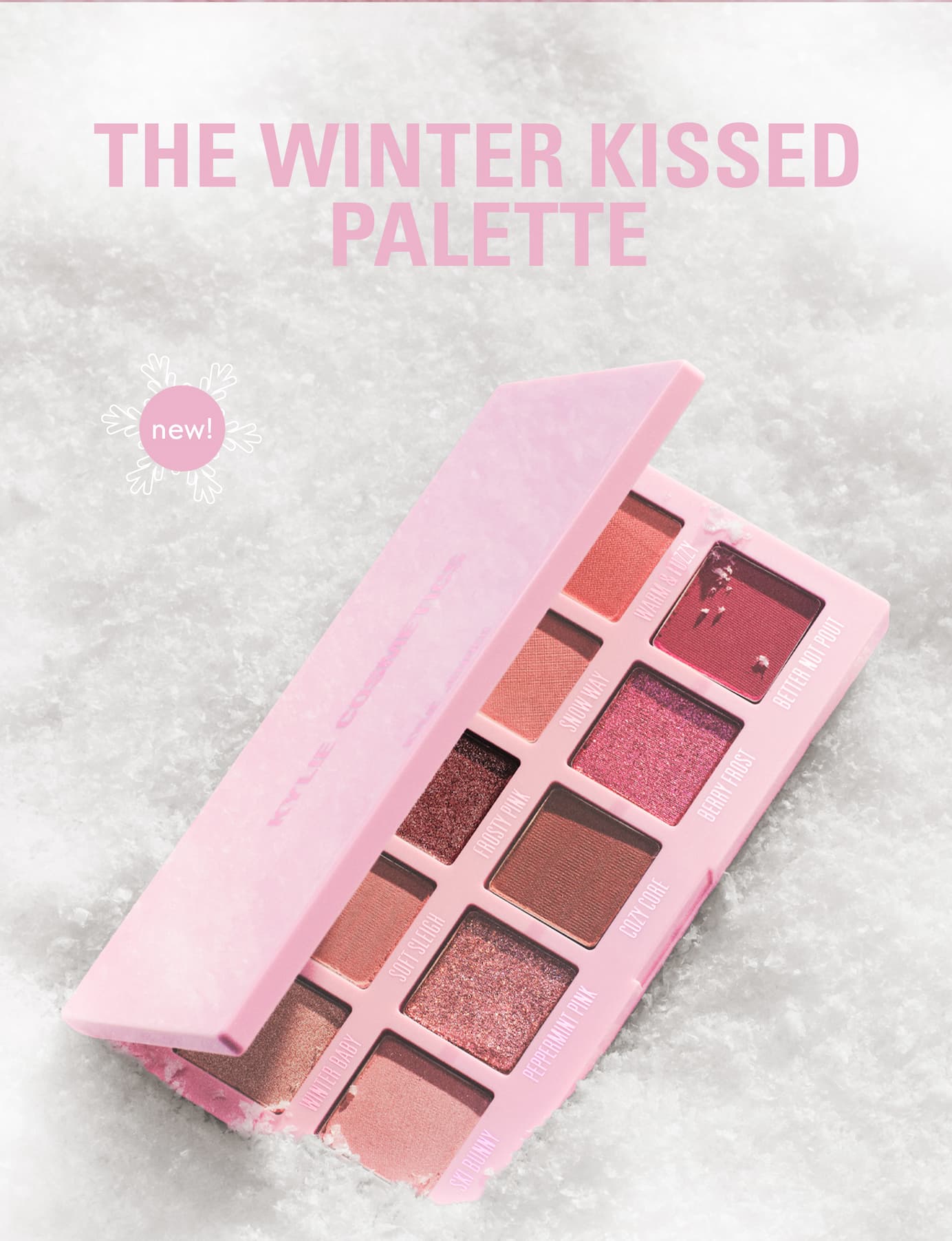 the winter kissed palette