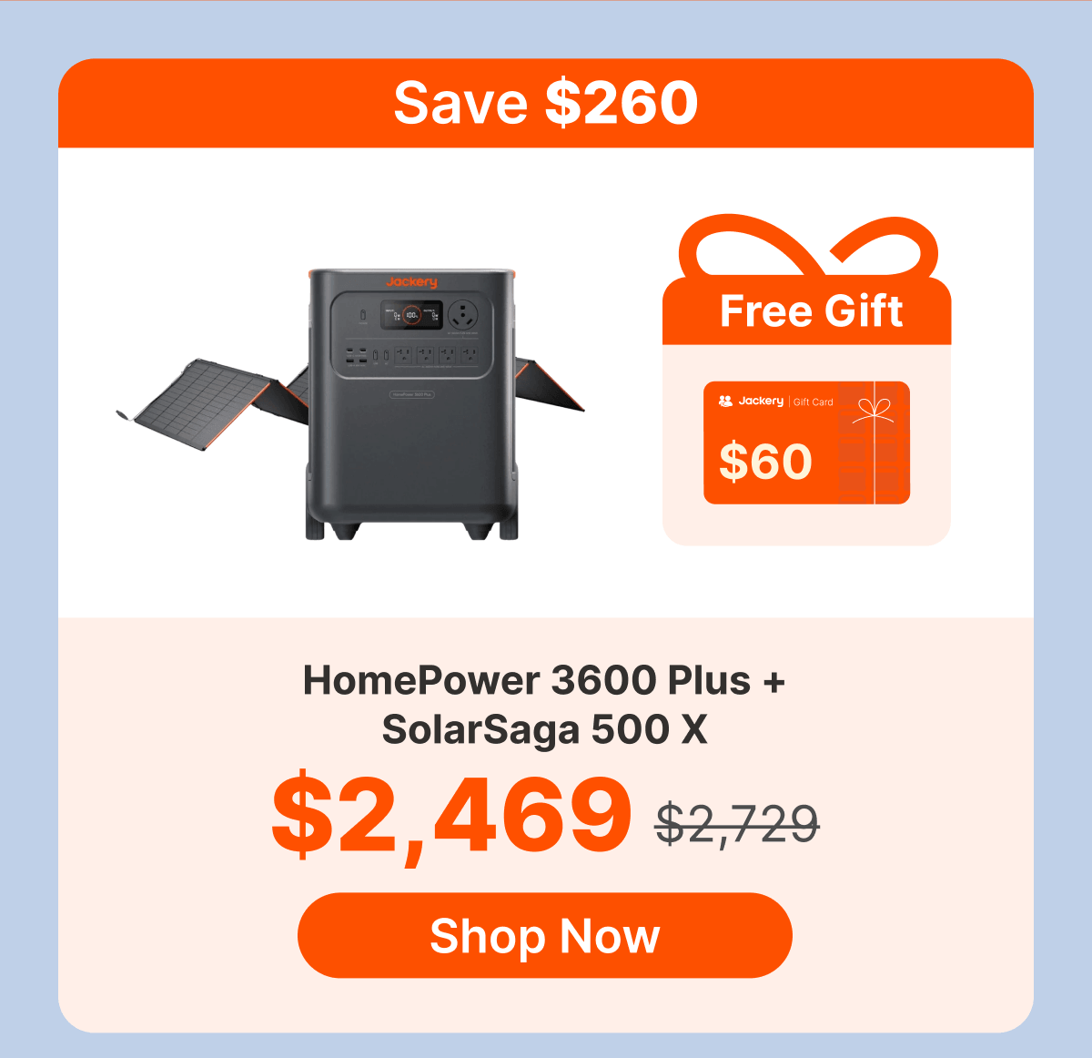 HomePower 3600 Plus + SolarSaga 500 X