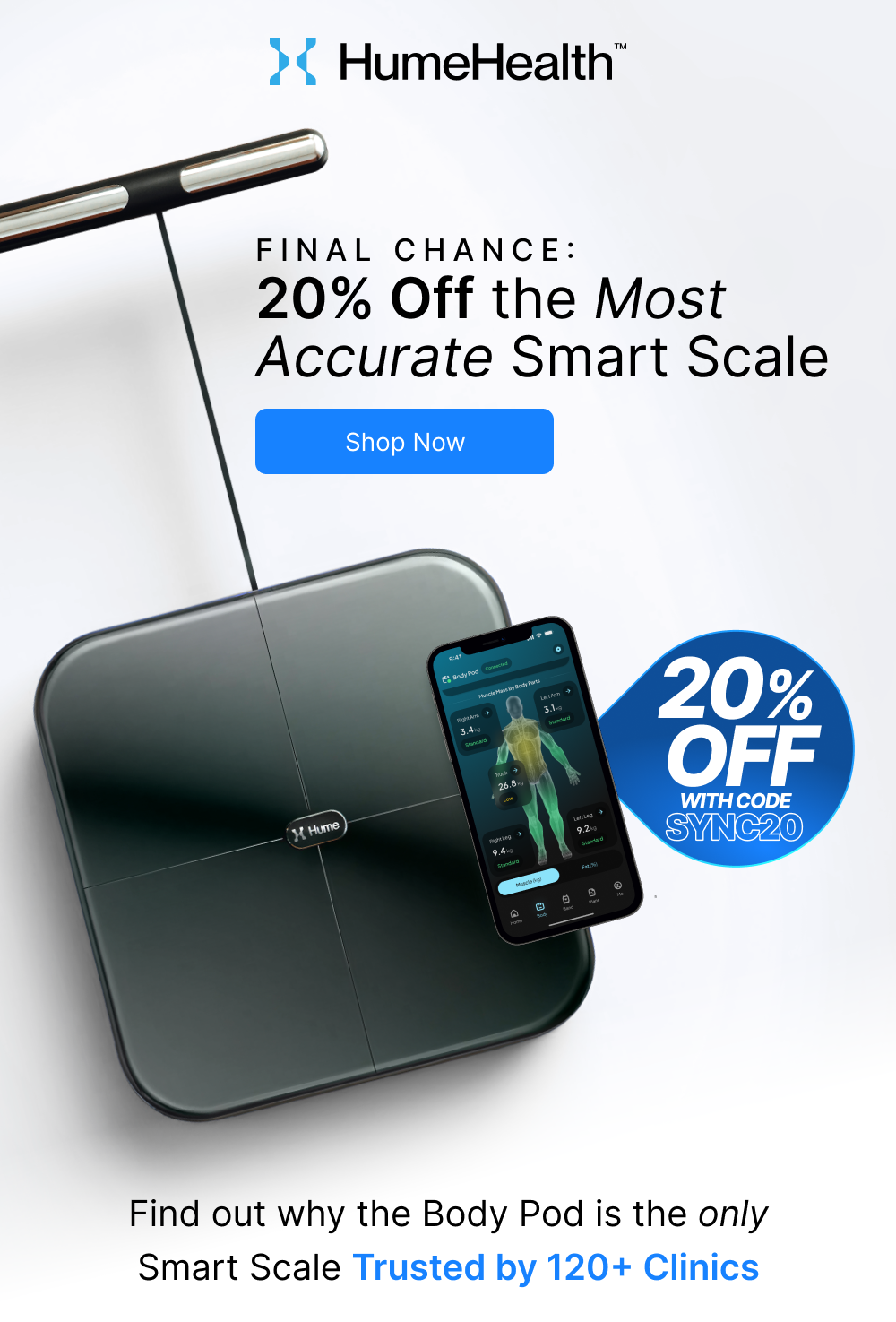Final Chance: 20% Off the Most Accurate Smart Scale