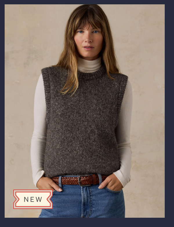 Apr&egrave;s Alpaca Relaxed Vest