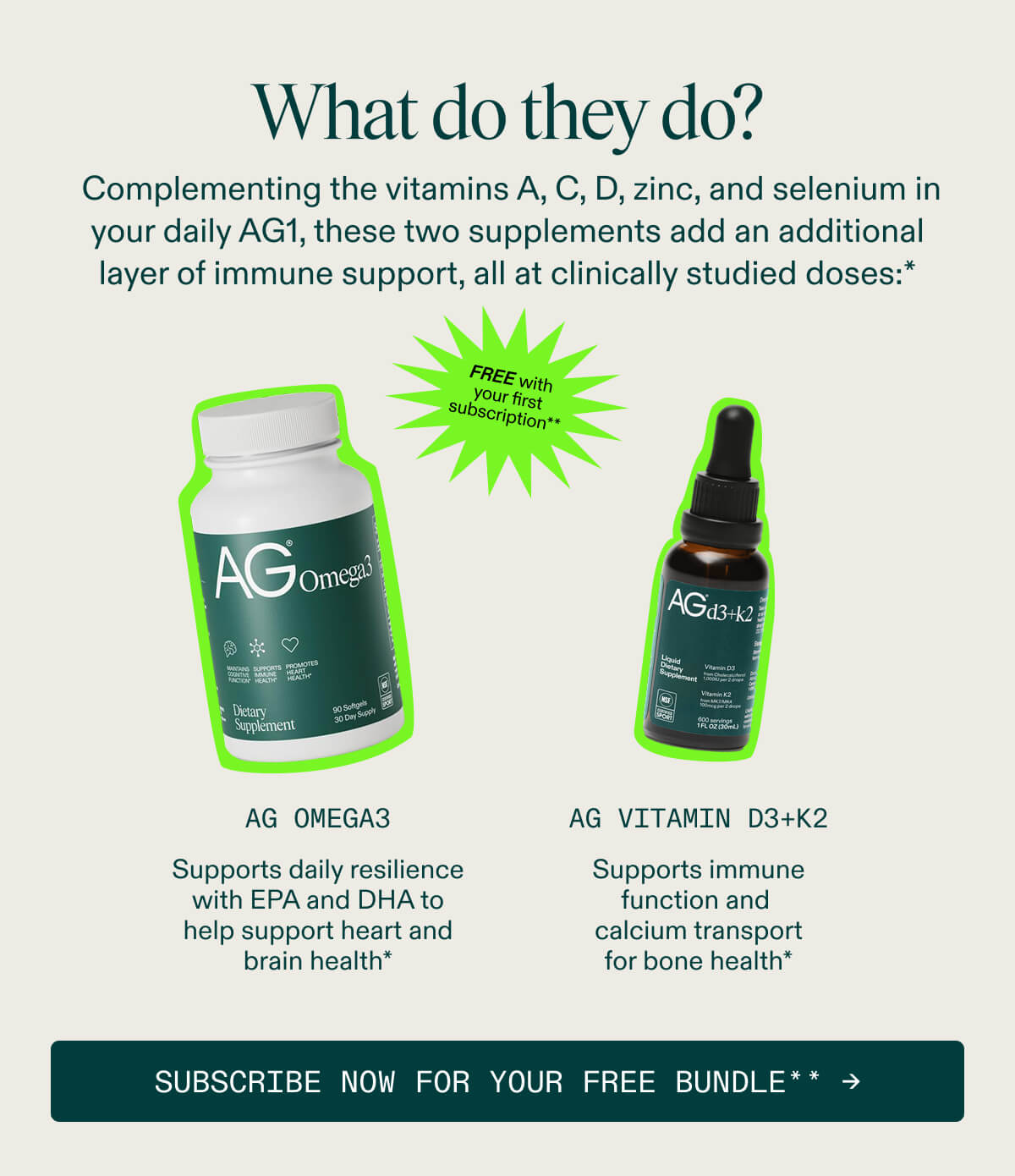 What does your Immune Support Bundle do?