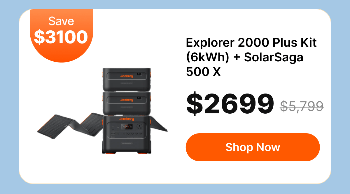 Explorer 2000 Plus Kit(6kWh) + SolarSaga500 X