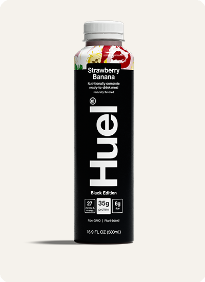 Strawberry Banana Black Edition Ready-to-drink bottle