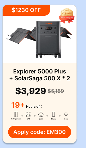 Explorer 5000 Plus+ SolarSaga 500 X * 2