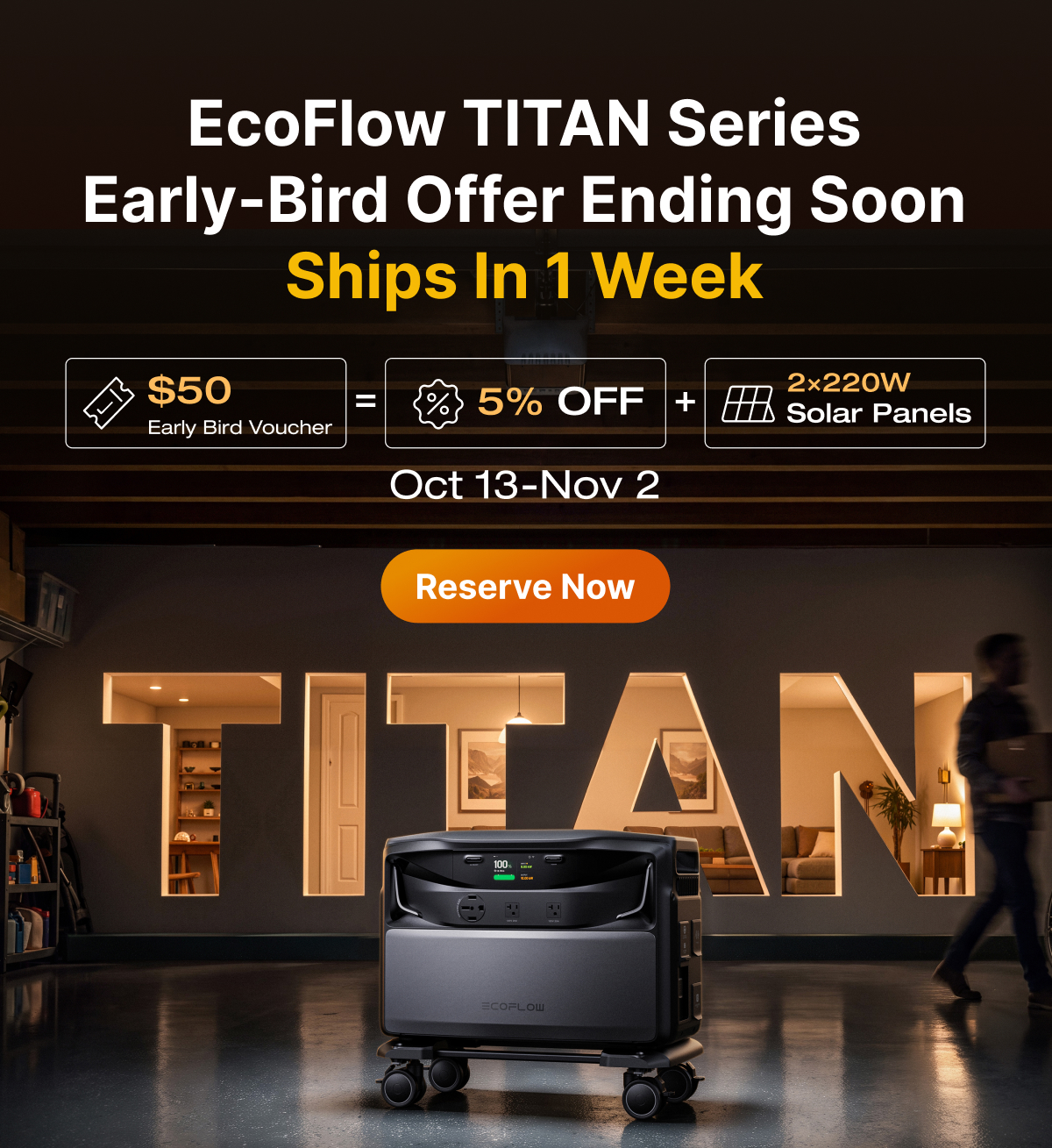 TITAN Series Early-Bird Offer