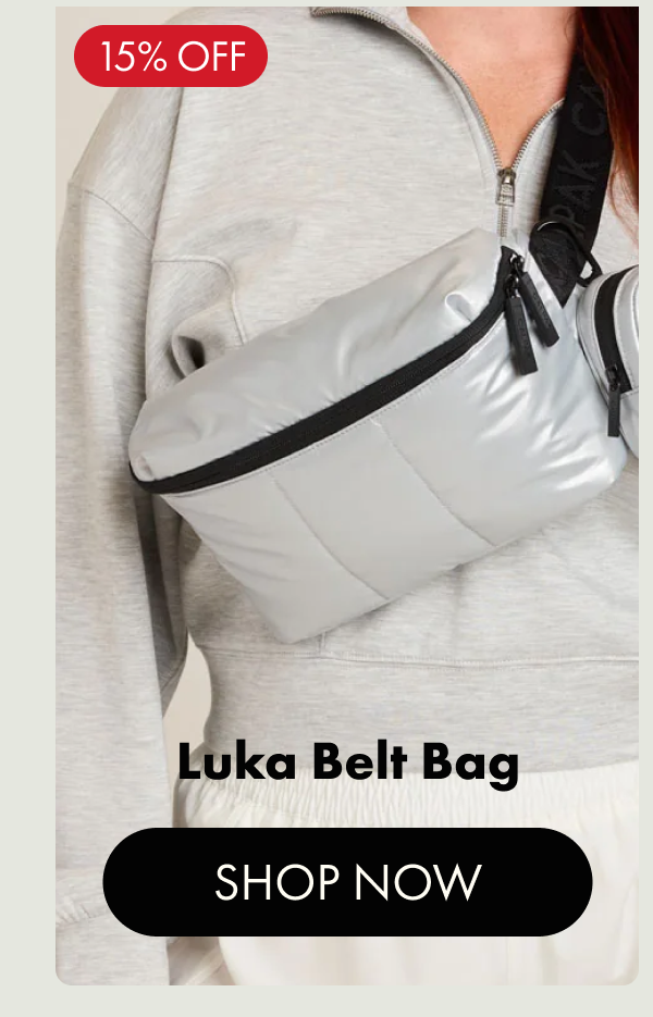 15% OFF | Luka Belt Bag | SHOP NOW