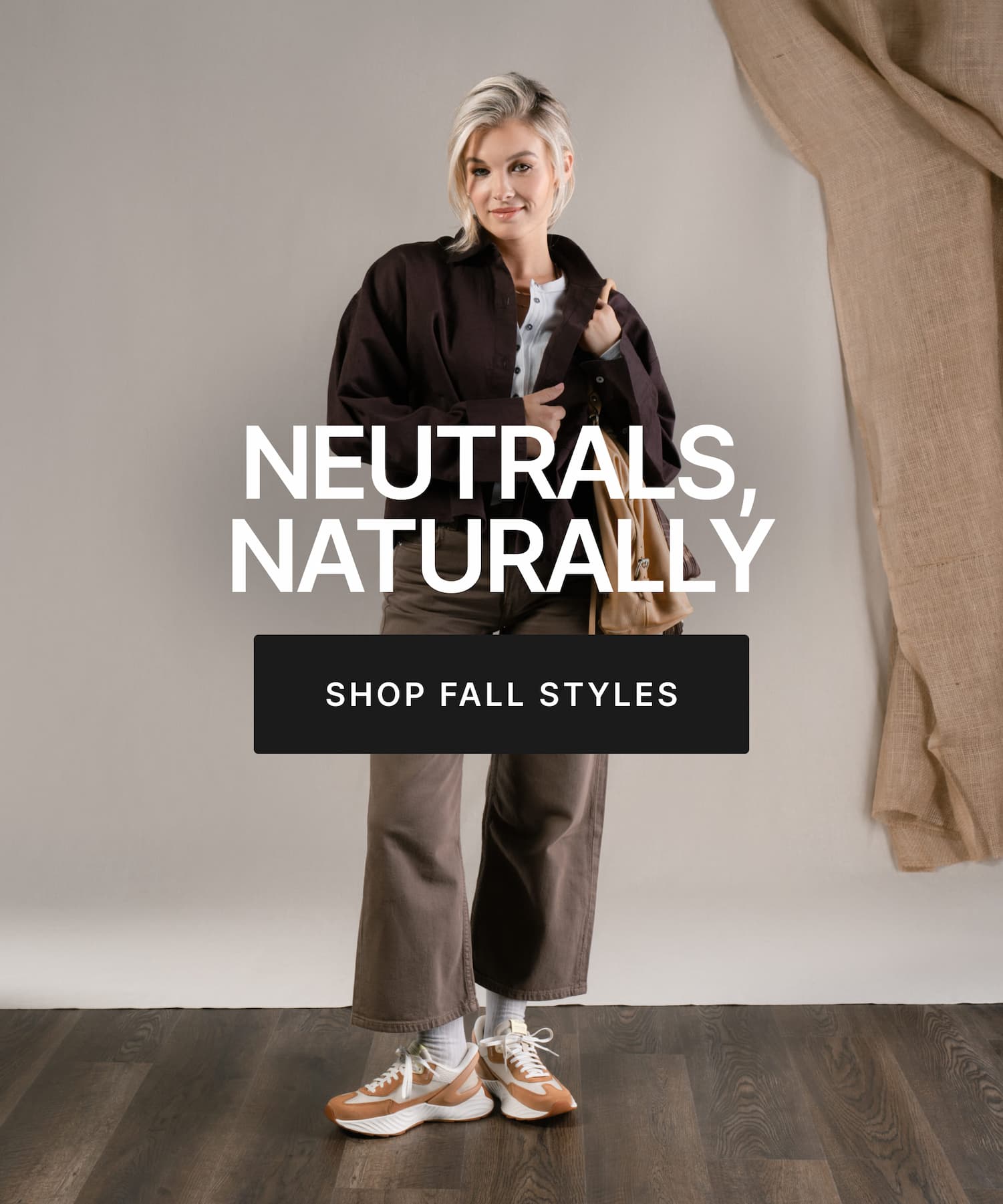 Neutrals, naturally.
