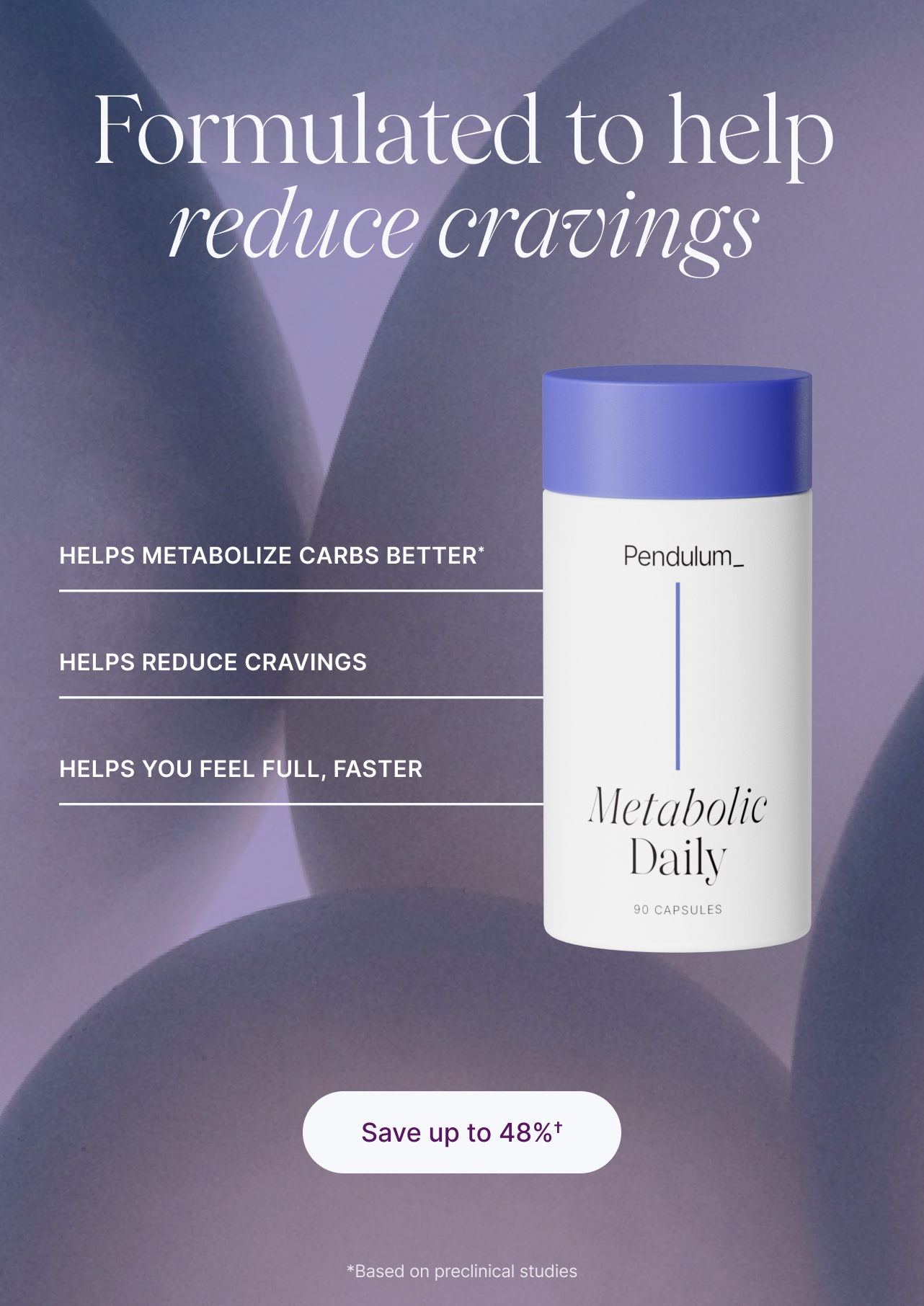 Formulated to help reduce cravings
