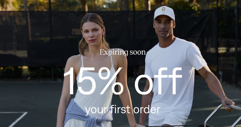 Expiring soon - 15% off your first order