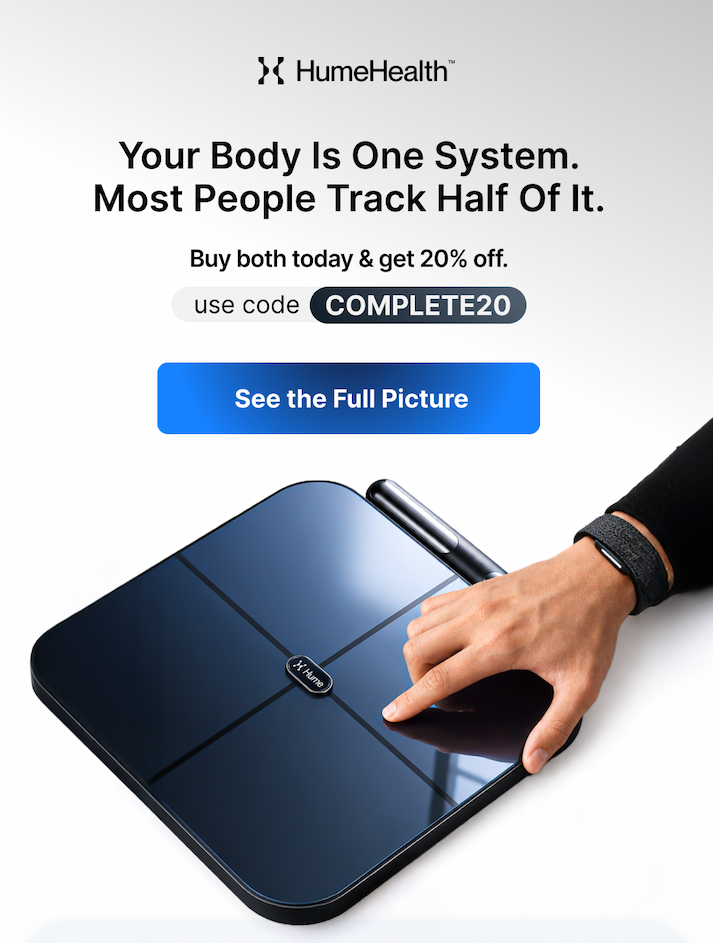 Your body is one system, most people only track half of it