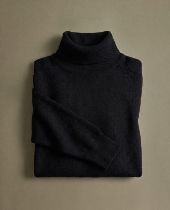 Mongolian Cashmere Turtleneck Sweater