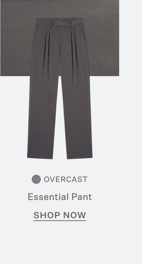 Essential Pant in Overcast