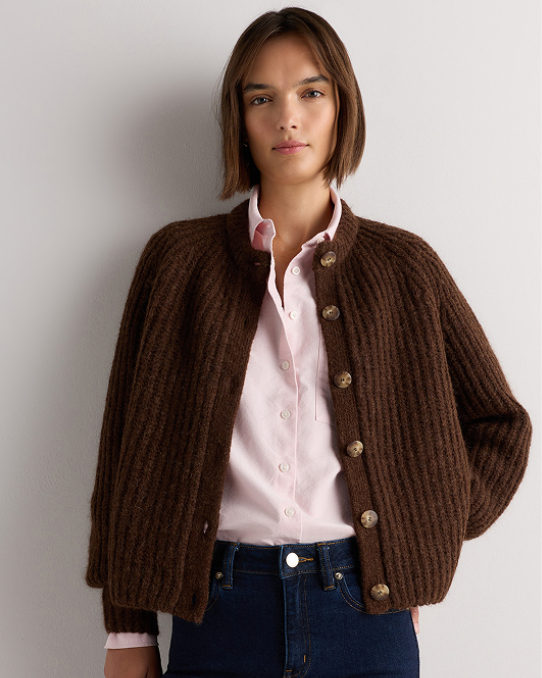 Lofty Baby Alpaca Chunky Crew Cardigan