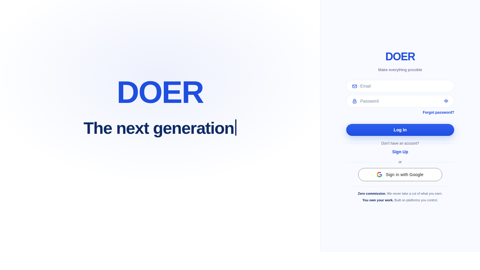 Sponsor banner