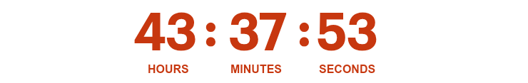 Countdown timer.