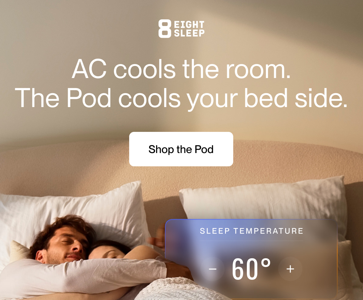 AC cools the room. The Pod cools your bed side.
