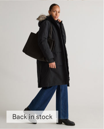Responsible Down Hooded Long Parka