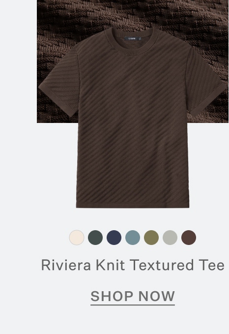 Riviera Knit Textured Tee