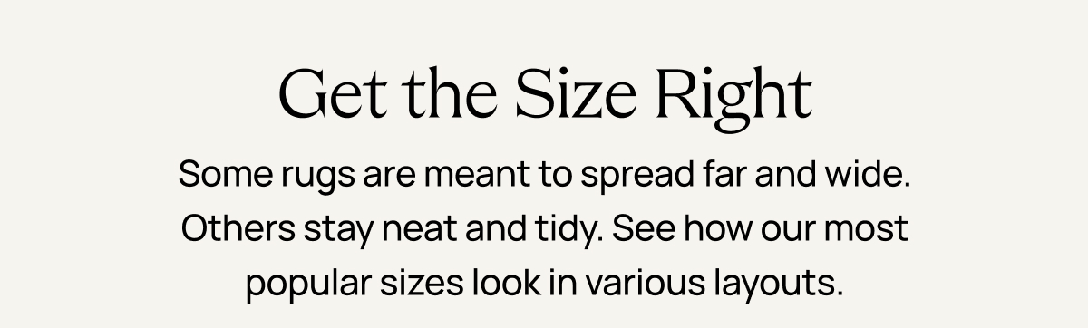 Get The Size Right