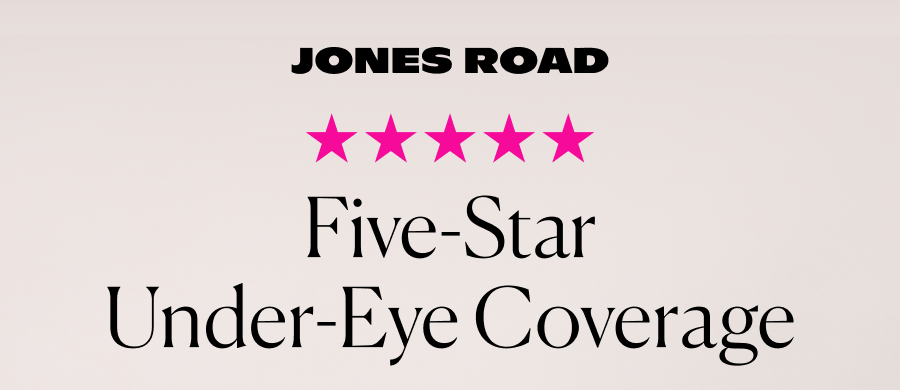 Five-star under-eye coverage
