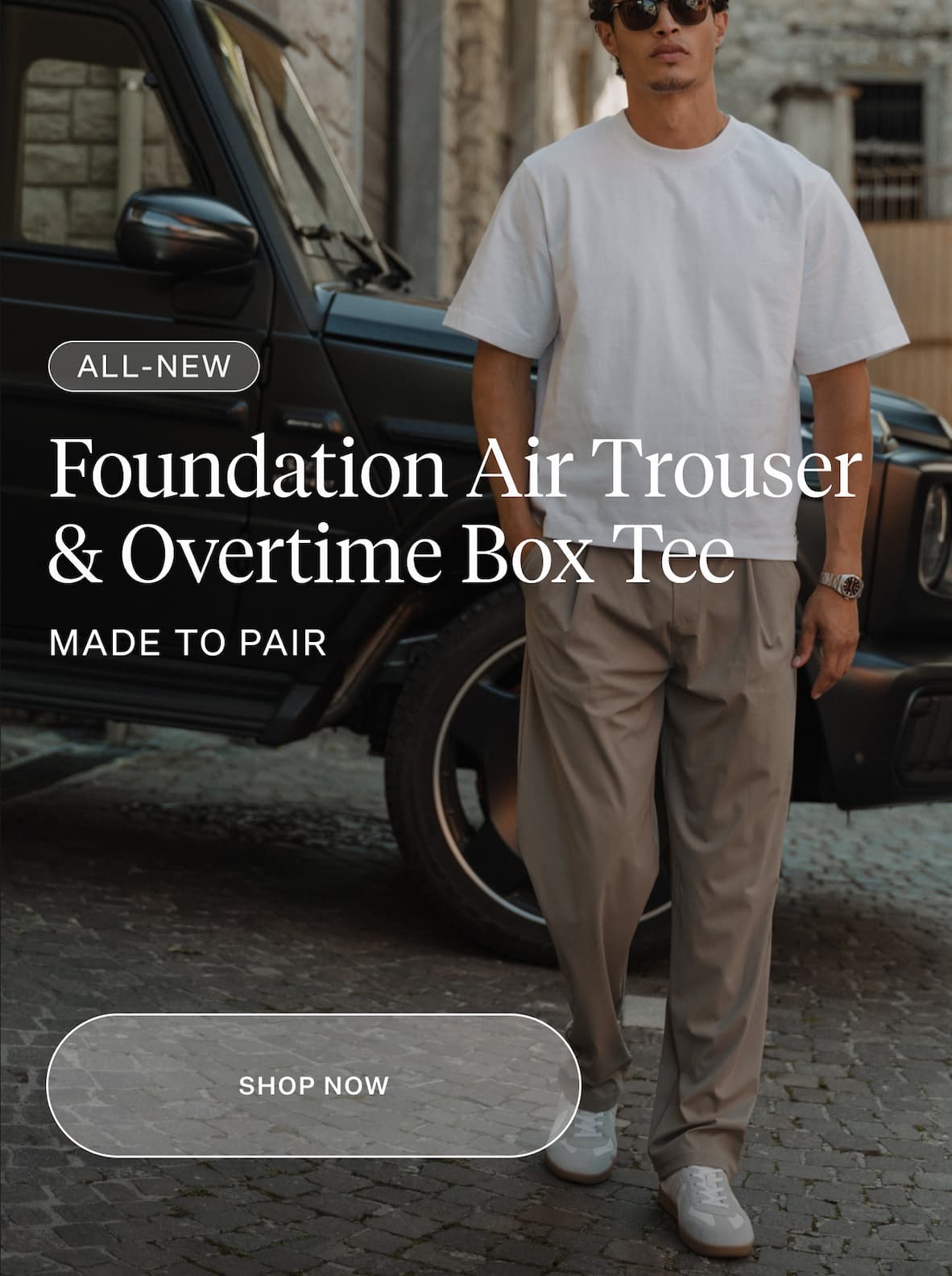 Foundation Air Trouser & Overtime Box Tee - Made to Pair