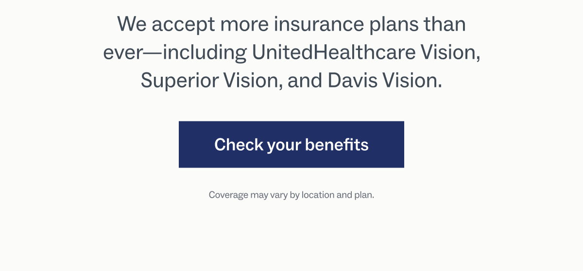 Check your benefits