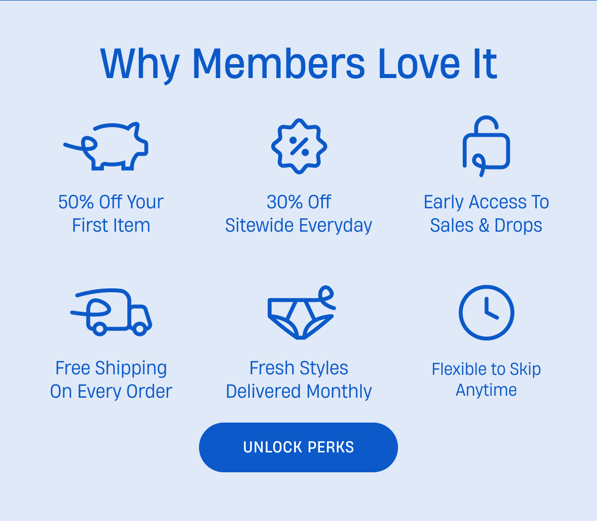 Unlock Membership Perks