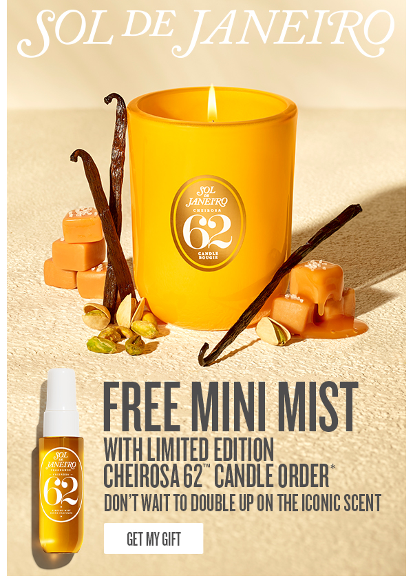 Free Mini Mist with Limited Edition Candle Order* - GET MY GIFT
