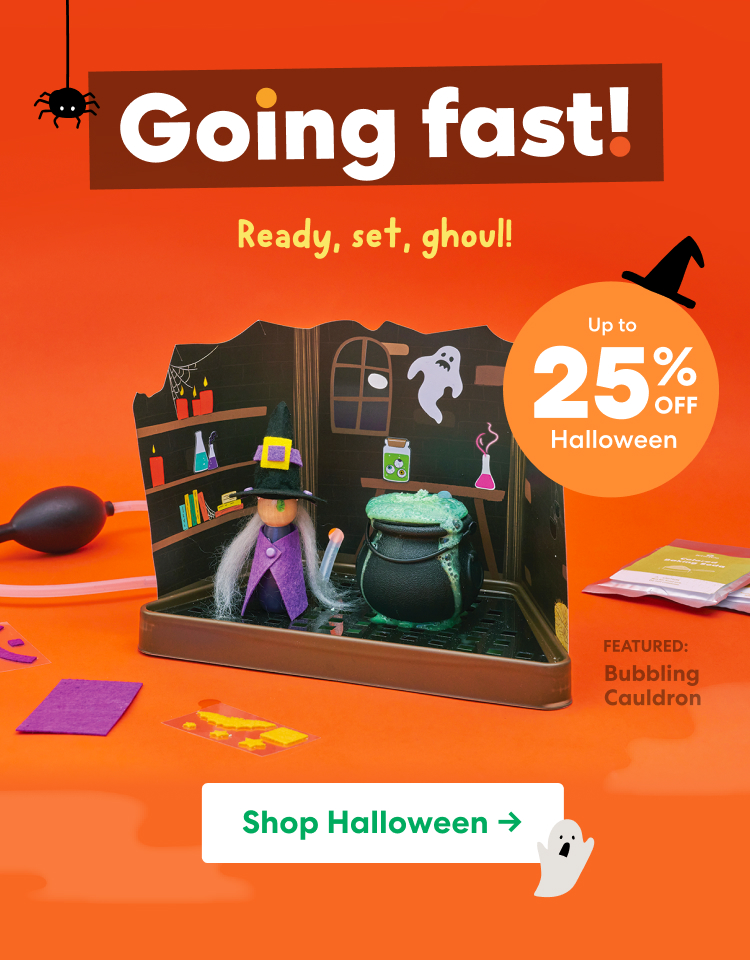 Ready, set, ghoul! Up to 25% off Halloween builds. Shop now