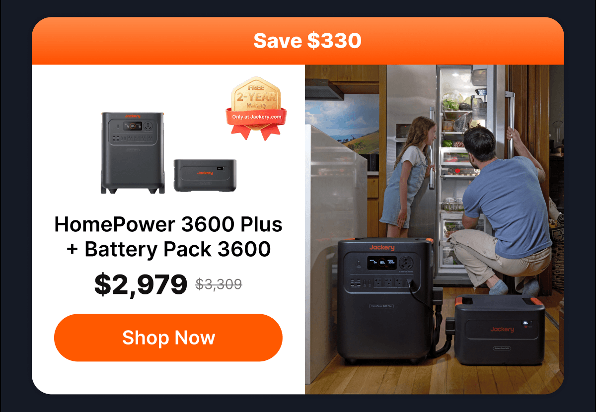 HomePower 3600 Plus + Battery Pack 3600