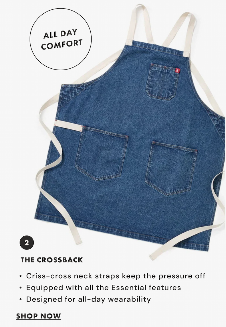 The Crossback | Criss-cross neck straps keep the pressure off Equipped with all the Essential features Designed for all-day wearability | SHOP NOW | light & comfy