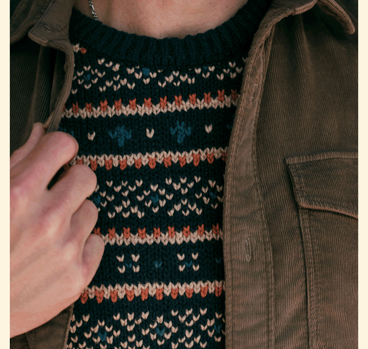 Nordic Sweater Crew - Northern Nights Fairisle