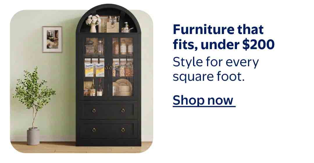 Furniture that fits, under $200
