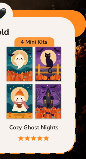 Cozy Ghost Nights | 4 Mini Kits