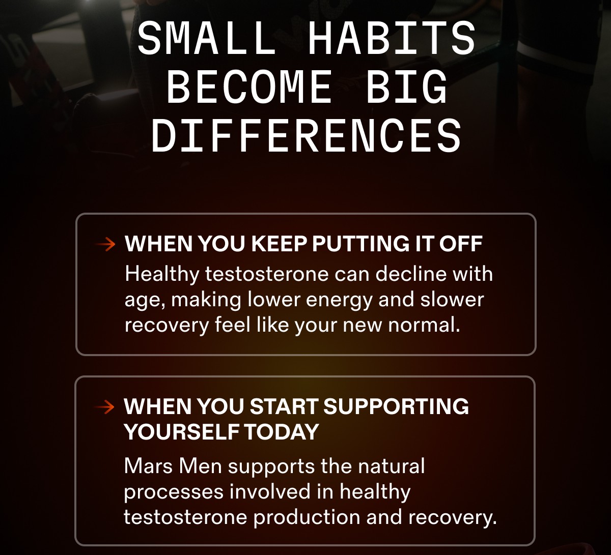 Small Habits Become Big Differences