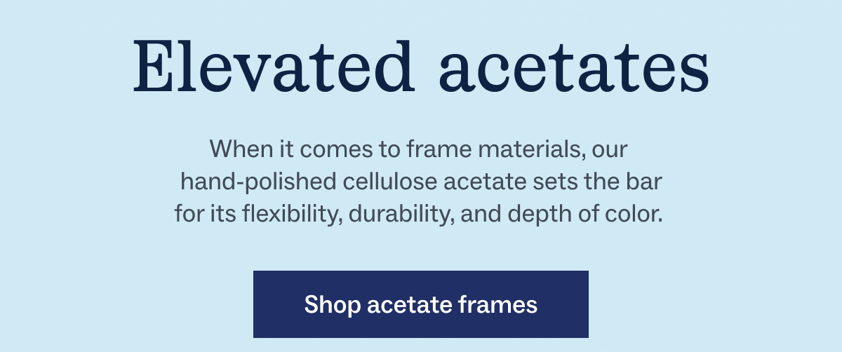 Shop acetate frames