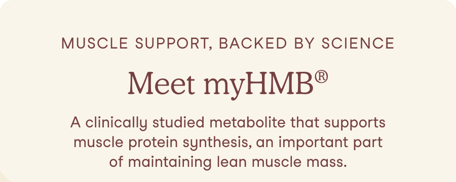 MUSCLE SUPPORT, BACKED BY SCIENCE