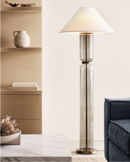 Shop Velato Glass Floor Lamp