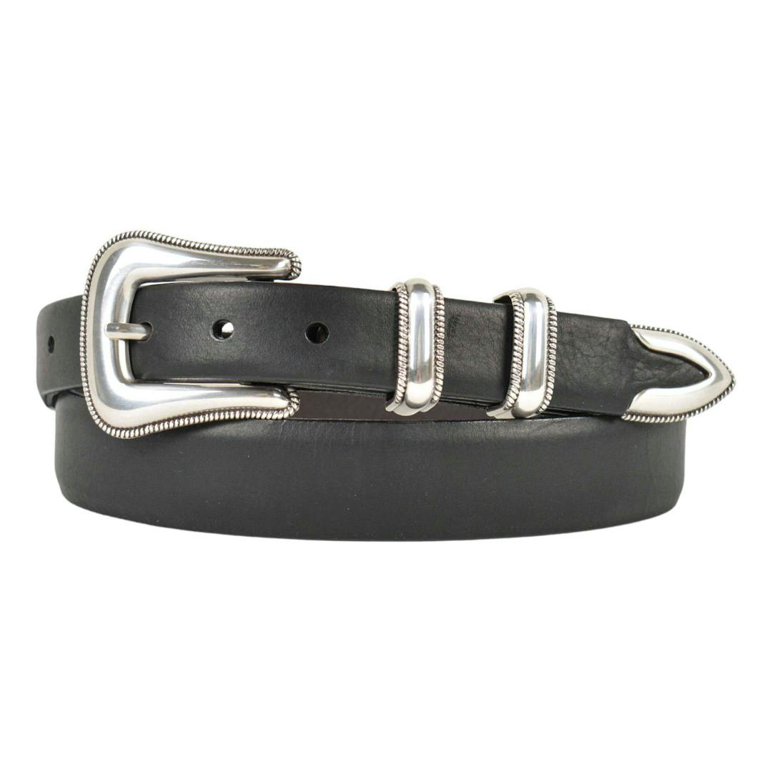 Mc Coy II Bison Leather Western Belt
