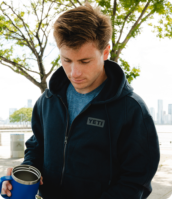 YETI&reg; Logo Badge Full Zip Hoodie