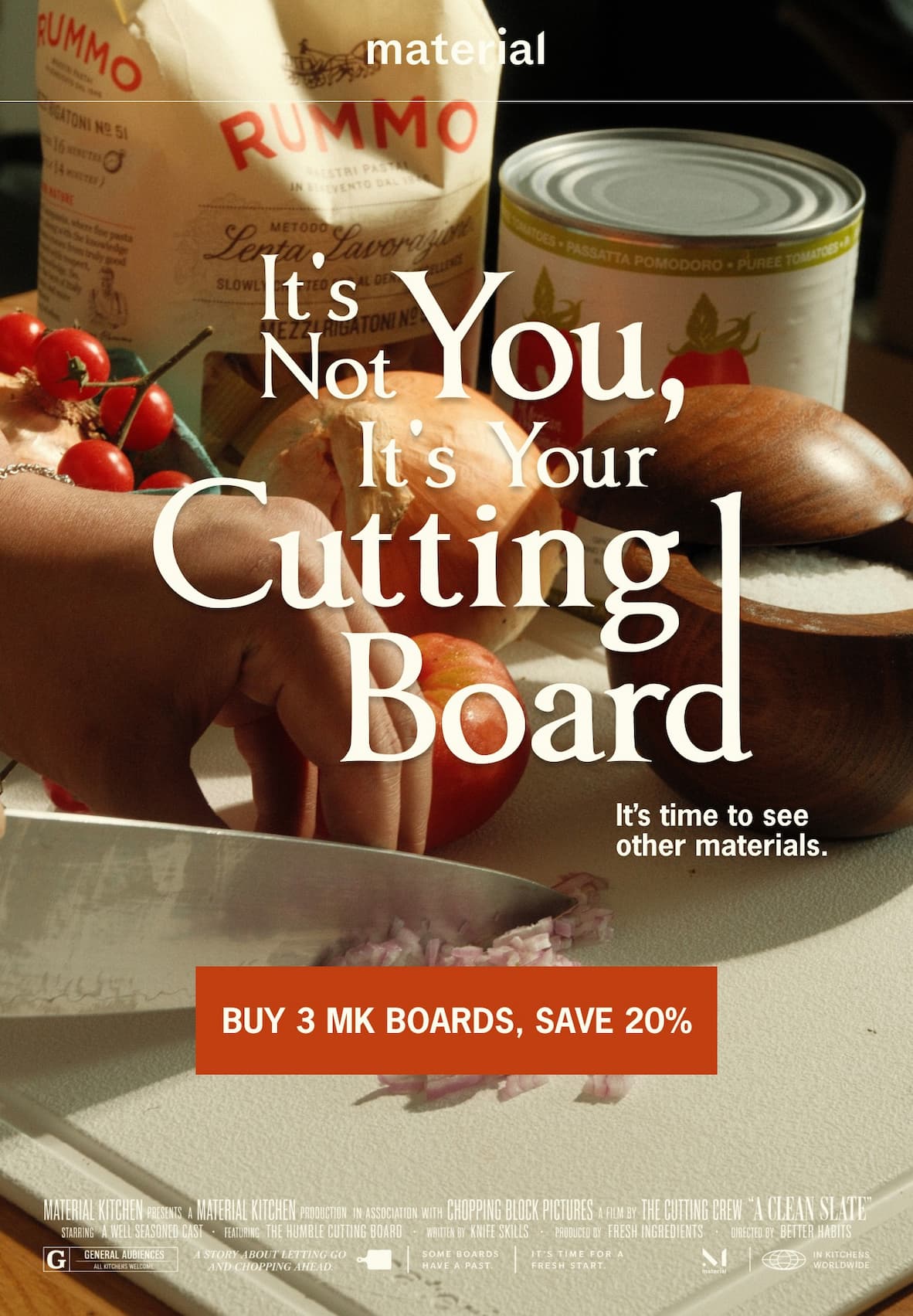 It's not you it's your cutting board