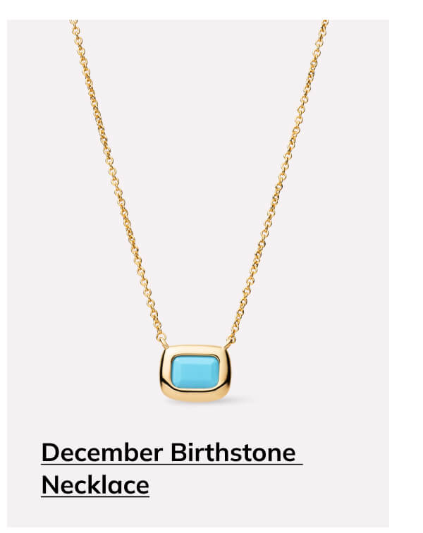 December Birthstone Necklace