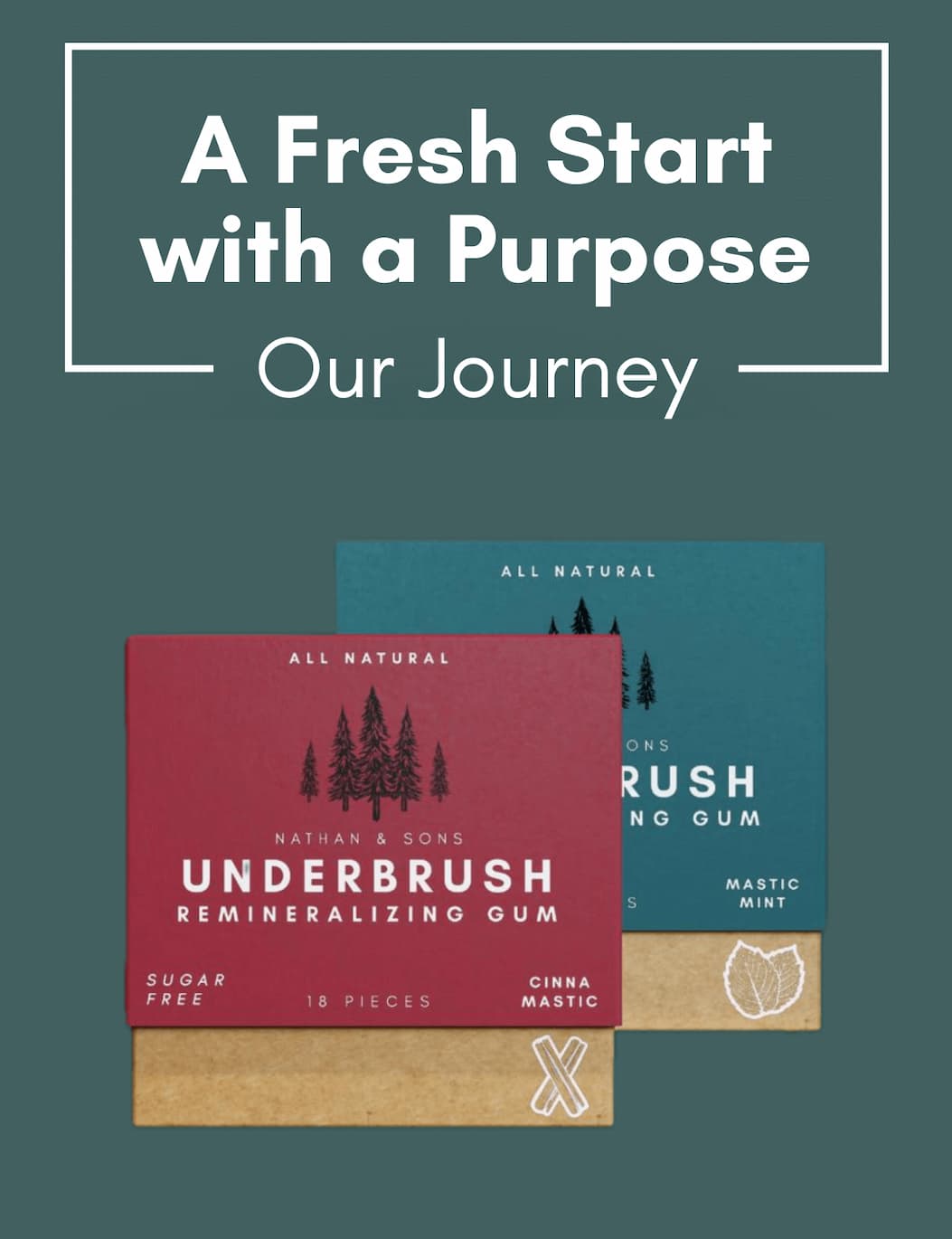 A Fresh Start with a Purpose - Our Journey. Use the code for 10% off